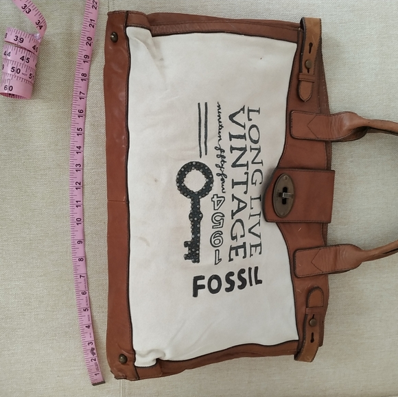 Fossil Tote Long live Vintage weekender Tote - Picture 7 of 17